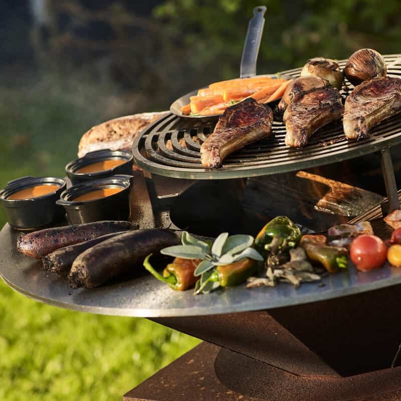 circle cooking grill